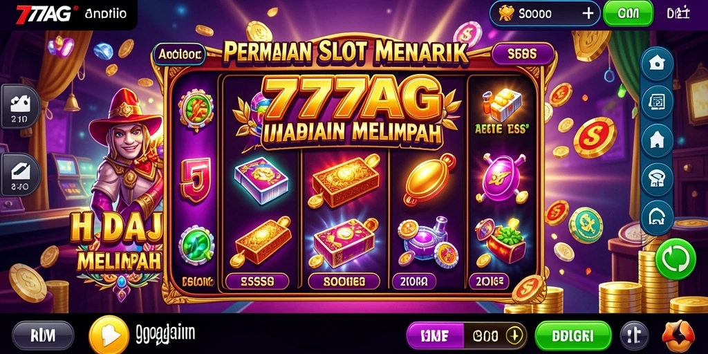 Tampilan menarik dari gameplay Slot di 777AG.