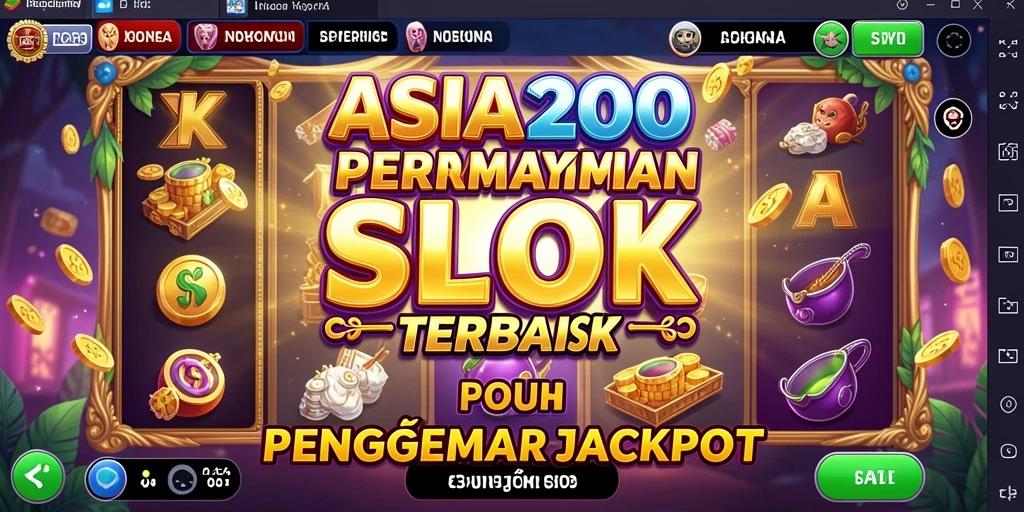 Tampilan gameplay menarik dari ASIA200 yang menggugah selera bermain Slot.