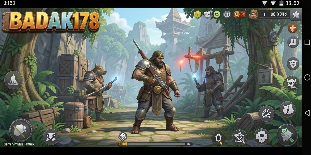 Screenshot gameplay BADAK178 menunjukkan interaksi dan eksplorasi yang mendalam.