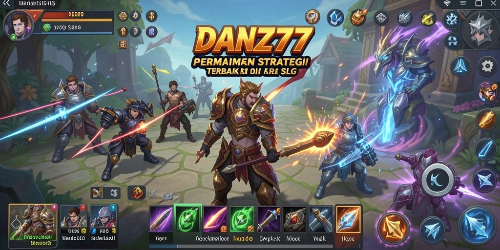 Tampilan gameplay yang strategis dan penuh tantangan dari DAN777.