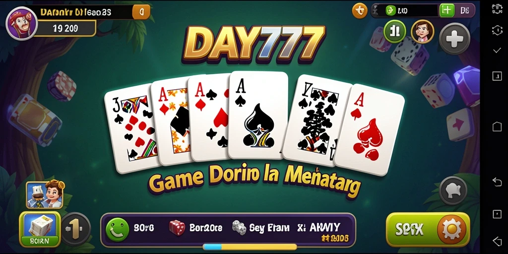 Tampilan gameplay Domino yang seru dan interaktif di DAY777.