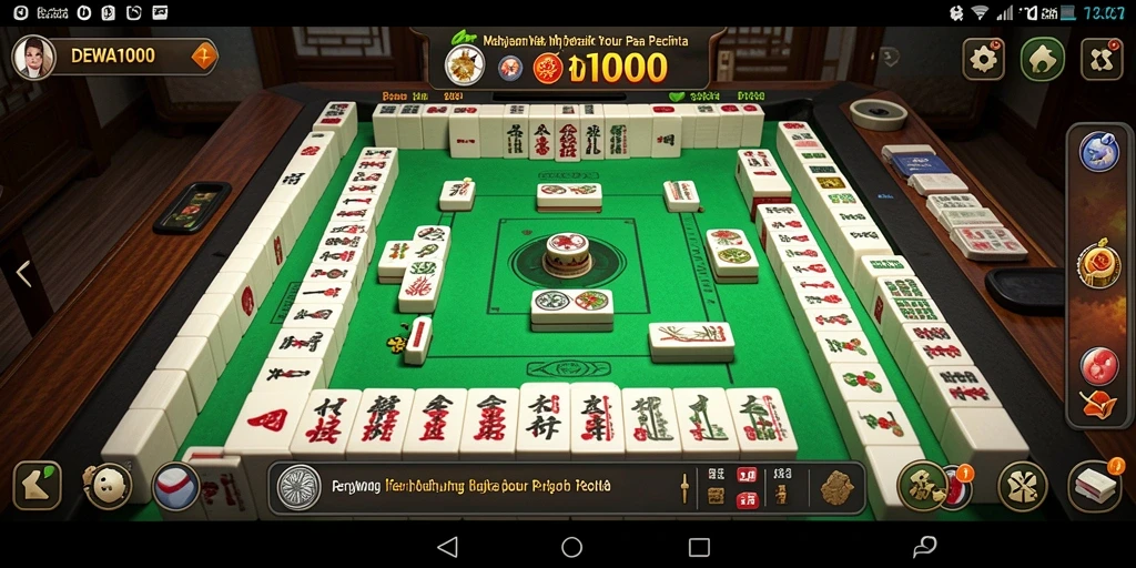Tampilan menarik dari gameplay DEWA1000 yang menggugah selera pemain.