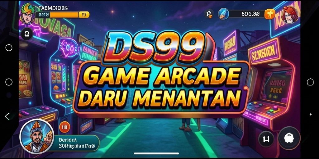 Screenshot DS99 menunjukkan gameplay Arcade yang seru dan penuh tantangan.