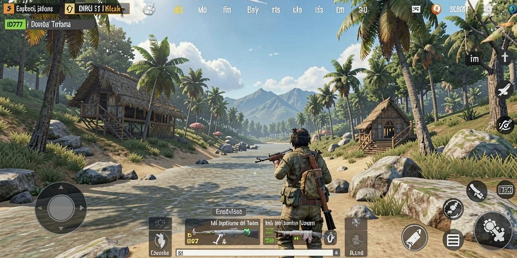Tampilan gameplay <strong>IDR77</strong> yang menakjubkan dalam dunia terbuka.