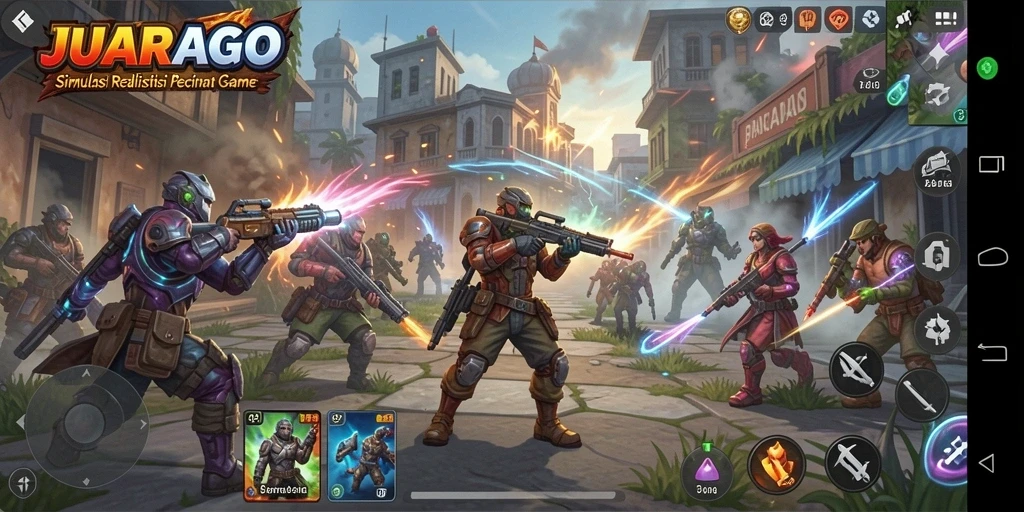 Tampilan gameplay JUARAGO yang menarik dengan interaksi dinamis.