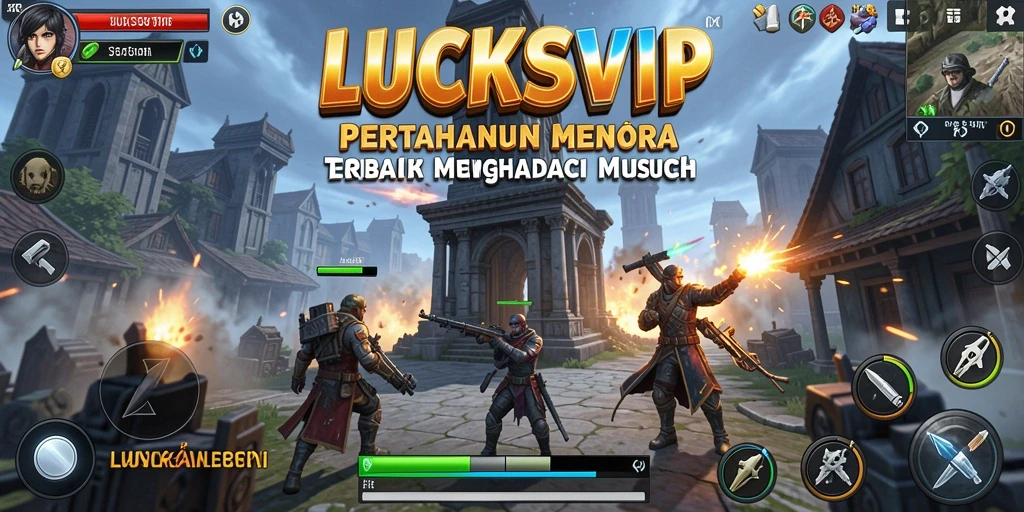 Gameplay menegangkan dalam LUCKSVIP dengan menara yang beragam.