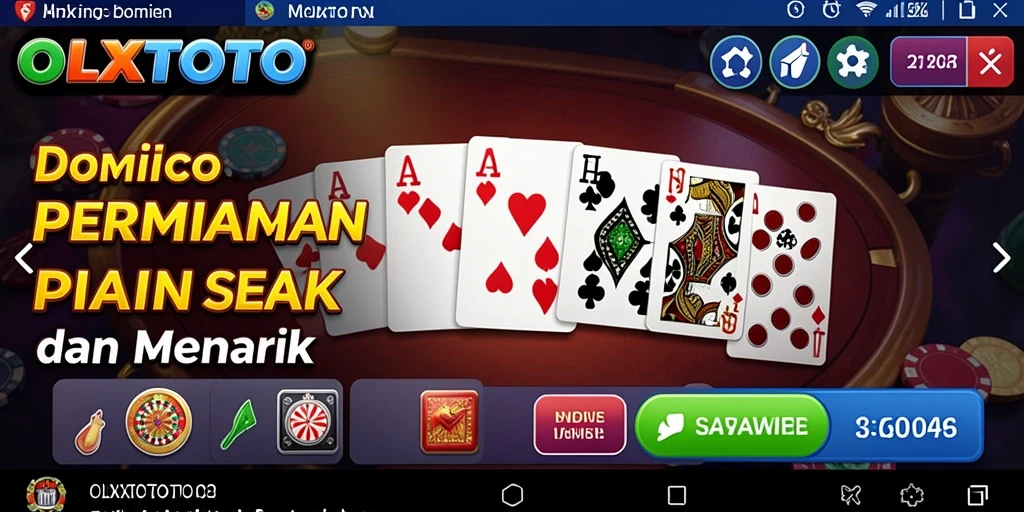 Pengalaman bermain Domino yang seru dan interaktif di OLXTOTO.