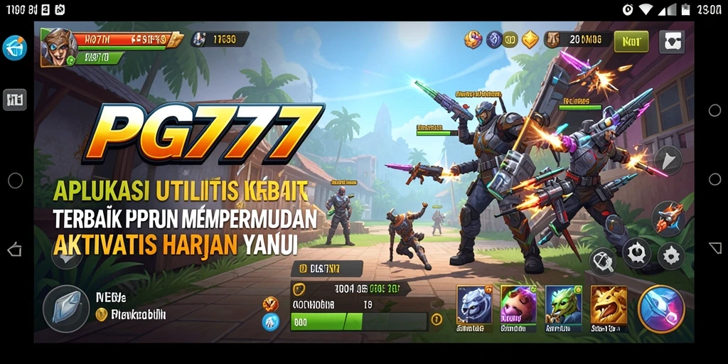 Tampilan utama PG777 yang sederhana dan menarik untuk penggunaan sehari-hari.