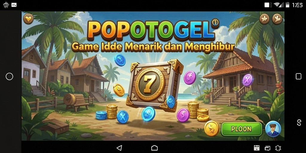 Tampilan gameplay <strong>POPOTOGEL</strong> yang penuh warna dan menarik.
