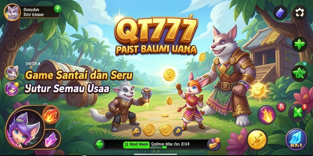 Screenshot gameplay QT777 yang menunjukkan keseruan permainan.