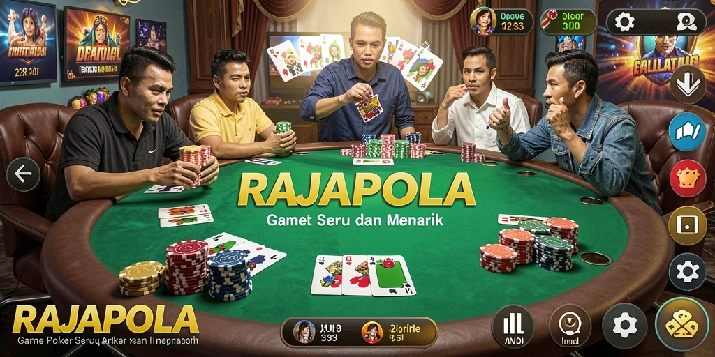 Tampilan gameplay RAJAPOLA yang mengasyikkan dan interaktif.