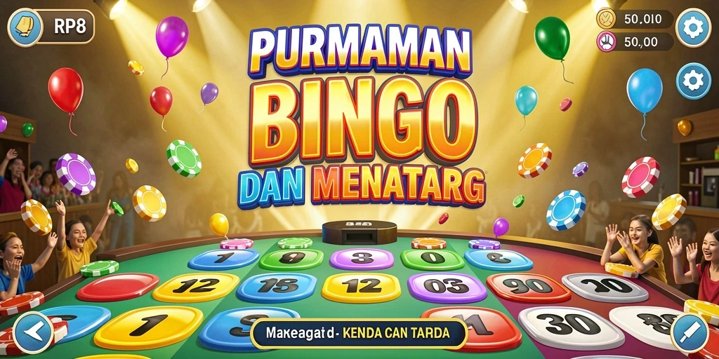 Tampilan menangkap suasana seru permainan Bingo di RP8.
