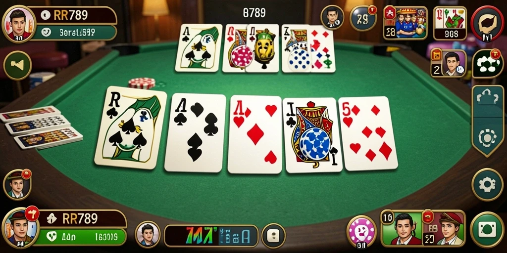 Tampilan gameplay seru dari game Domino RR789.