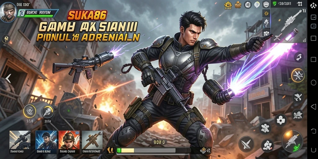 Tampilan gameplay SUKA86 yang mendebarkan dan penuh aksi.