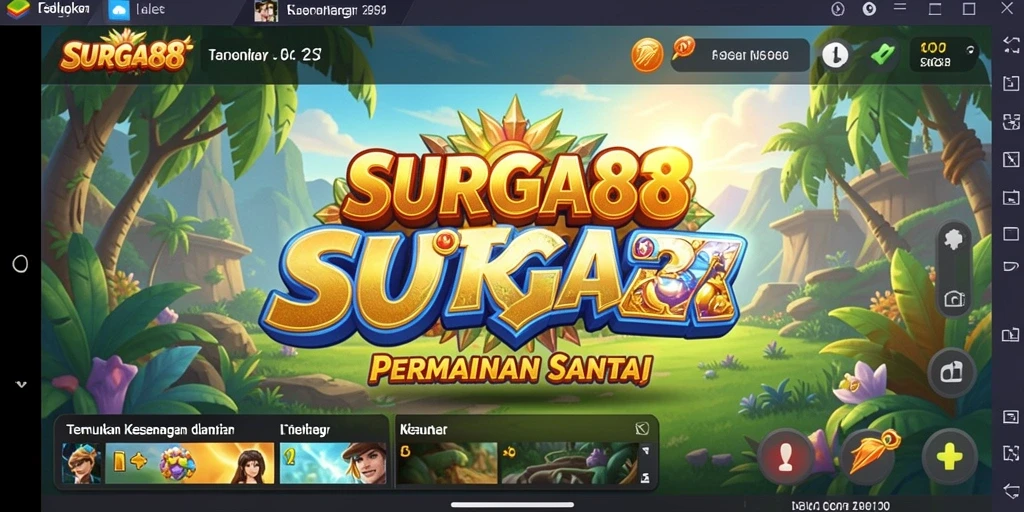 Tampilan gameplay SURGA88 yang menyenangkan dan menghibur.