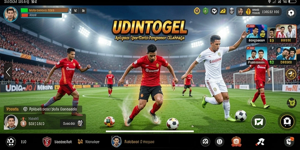 Screenshot gameplay dari UDINTOGEL menampilkan fitur taruhan olahraga yang menarik.