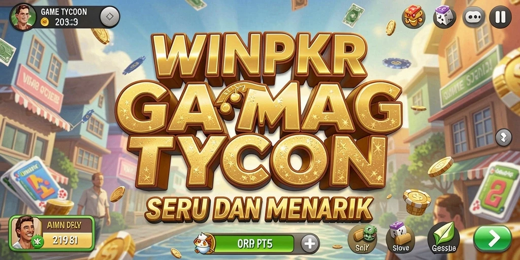 Tampilan gameplay menarik dari game Tycoon WINPKR.